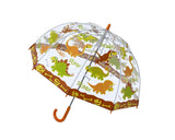 Bugzz Kids Printed Clear Dome Umbrella