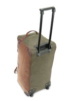 Compass 60L Wheeled Holdall Travel Bag Trolley Cases Luggage Duffle - Olive Tan