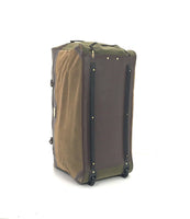 Compass Extra Large 30 Inch Wheeled Rolling Holdall Bag Olive/Tan