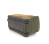 Compass Extra Large 30 Inch Wheeled Rolling Holdall Bag Olive/Tan