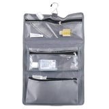 Domopak Living Cosmetic Beauty & Toiletries Travel Bag Organiser Wash Bag Grey