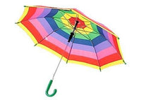 Drizzles Kids Striped Umbrella Rainbow