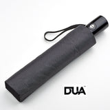 DUA Auto Open & Close Folding Compact Umbrella - Black