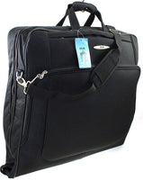 DUA Deluxe Garment Suit Carrier Wardrobe Travel Luggage Bag Black