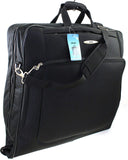 DUA Deluxe Garment Suit Carrier Wardrobe Travel Luggage Bag Black