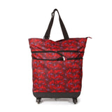 Expandable Cabin Large Wheeled Holdall Shopping Trolley Hand Luggage Bag Ryanair