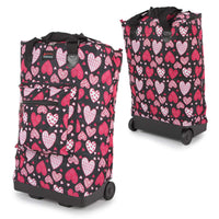 Folding Lightweight Shopping Trolley Bag on Wheels Cabin Luggage