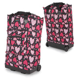 Folding Lightweight Shopping Trolley Bag on Wheels Cabin Luggage