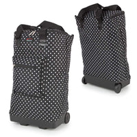 Folding Lightweight Shopping Trolley Bag on Wheels Cabin Luggage
