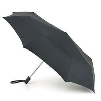 Fulton Auto Open & Close Mens Compact Flat Umbrella Black
