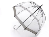 Fulton Birdcage Ladies Walking Length Dome Umbrella Transparent