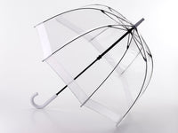 Fulton Birdcage Ladies Walking Length Dome Umbrella Transparent