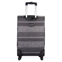 Highbury 4 Wheel Spinner Trolley Cases Multiple Sizes In Multi Box / Grey Stripe / Blue Box (L,M,S,Set Of 3)