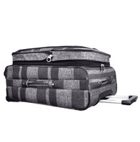 Highbury 4 Wheel Spinner Trolley Cases Multiple Sizes In Multi Box / Grey Stripe / Blue Box (L,M,S,Set Of 3)