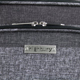 Highbury 4 Wheel Spinner Trolley Cases Multiple Sizes In Multi Box / Grey Stripe / Blue Box (L,M,S,Set Of 3)