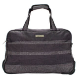 Highbury Lightweight Travel Holdall Cabin Shoulder Bag Savile Row Grey Stripe