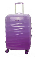 Highbury Ombre Hard Shell 4 Dual Wheel Spinner Trolley Cases 5 Year Warranty