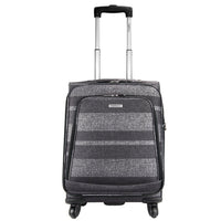 Highbury 4 Wheel Spinner Trolley Cases Multiple Sizes In Multi Box / Grey Stripe / Blue Box (L,M,S,Set Of 3)
