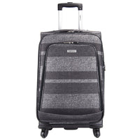 Highbury 4 Wheel Spinner Trolley Cases Multiple Sizes In Multi Box / Grey Stripe / Blue Box (L,M,S,Set Of 3)