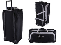 Lighweight Spacious Duffle Bag On Wheels with Retractable Handle Various Sizes