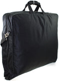 Lorenz Suit Garment Carrier Wardrobe Travel Luggage Bag with Shoulder Strap Black