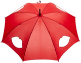 Lulu Guinness by Fulton Ladies Kensington-1 Long Umbrella Cut Out Lips