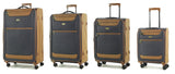 Members Boston Lightweight Imitation Suede Spinner Luggage Cases