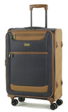 Members Boston Lightweight Imitation Suede Spinner Luggage Cases