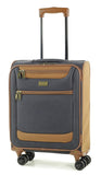 Members Boston Lightweight Imitation Suede Spinner Luggage Cases