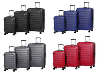 Members Chevron Hard Shell Expandable Four Wheel Spinner Suitcase Range