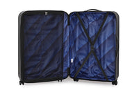 Members Chevron Hard Shell Expandable Four Wheel Spinner Suitcase Range