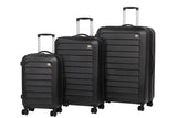 Members Chevron Hard Shell Expandable Four Wheel Spinner Suitcase Range