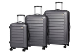 Members Chevron Hard Shell Expandable Four Wheel Spinner Suitcase Range