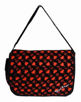 Pour Moi Suede Heart Dispatch Messenger Bag