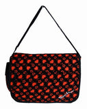 Pour Moi Suede Heart Dispatch Messenger Bag