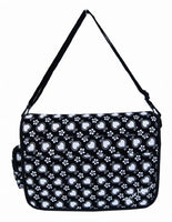 Pour Moi Suede Heart Dispatch Messenger Bag