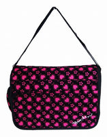 Pour Moi Suede Heart Dispatch Messenger Bag