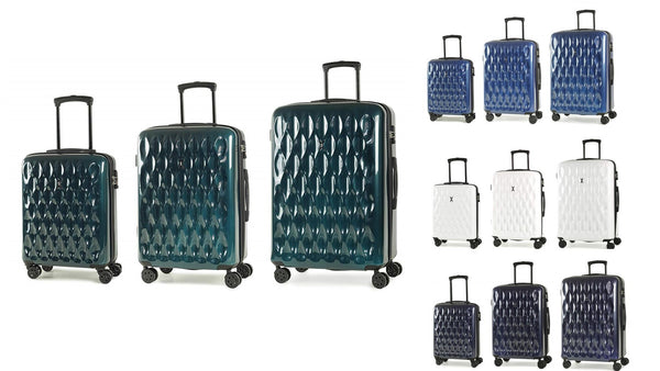 Rock Diamond Hardshell 8 Wheel Luggage Spinner Cases