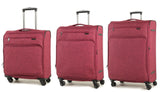Rock Madison Lightweight Expandable Four Wheel Spinner Suitcase Various Colours