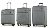 Rock Madison Lightweight Expandable Four Wheel Spinner Suitcase Various Colours