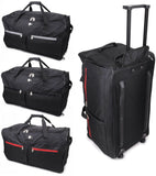 Large 80L Wheeled Rolling Trolley Holdall Bag on Wheels