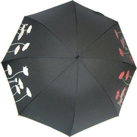 Soake Everyday Colour Changing Poppy Auto Long Stick Umbrella