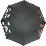 Soake Everyday Colour Changing Poppy Auto Long Stick Umbrella
