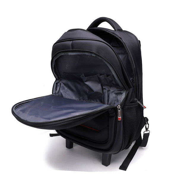 Tassia 15.6 inch Wheeled Laptop Backpack Padded Adjustable Back Straps – bagsandluggage.co.uk Tassia 15.6 inch Wheeled Laptop Backpack Padded Adjustable Back Straps – bagsandluggage.co.uk