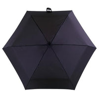 Totes Mens Mini Round Umbrella Black